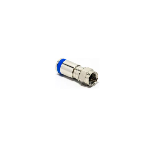 CONECTOR F M COMPR. RG6 AXIAL-THREE/QUAD SHI